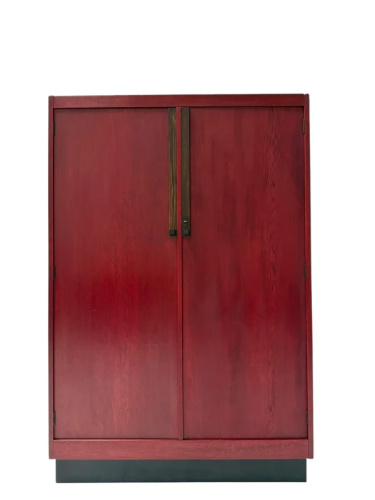 Art Deco Modernist Armoire by A.H. Jansen for L.O.V. Oosterbeek, 1920s 2